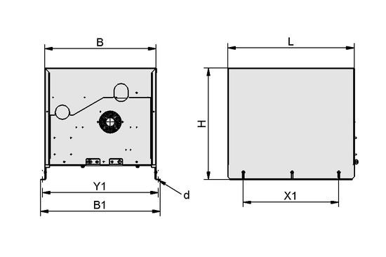 Dimensional drawing SBB-SBL 840